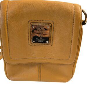 TIGNANELLO LEATHER CROSSBODY BAG MUSTARD YELLOW